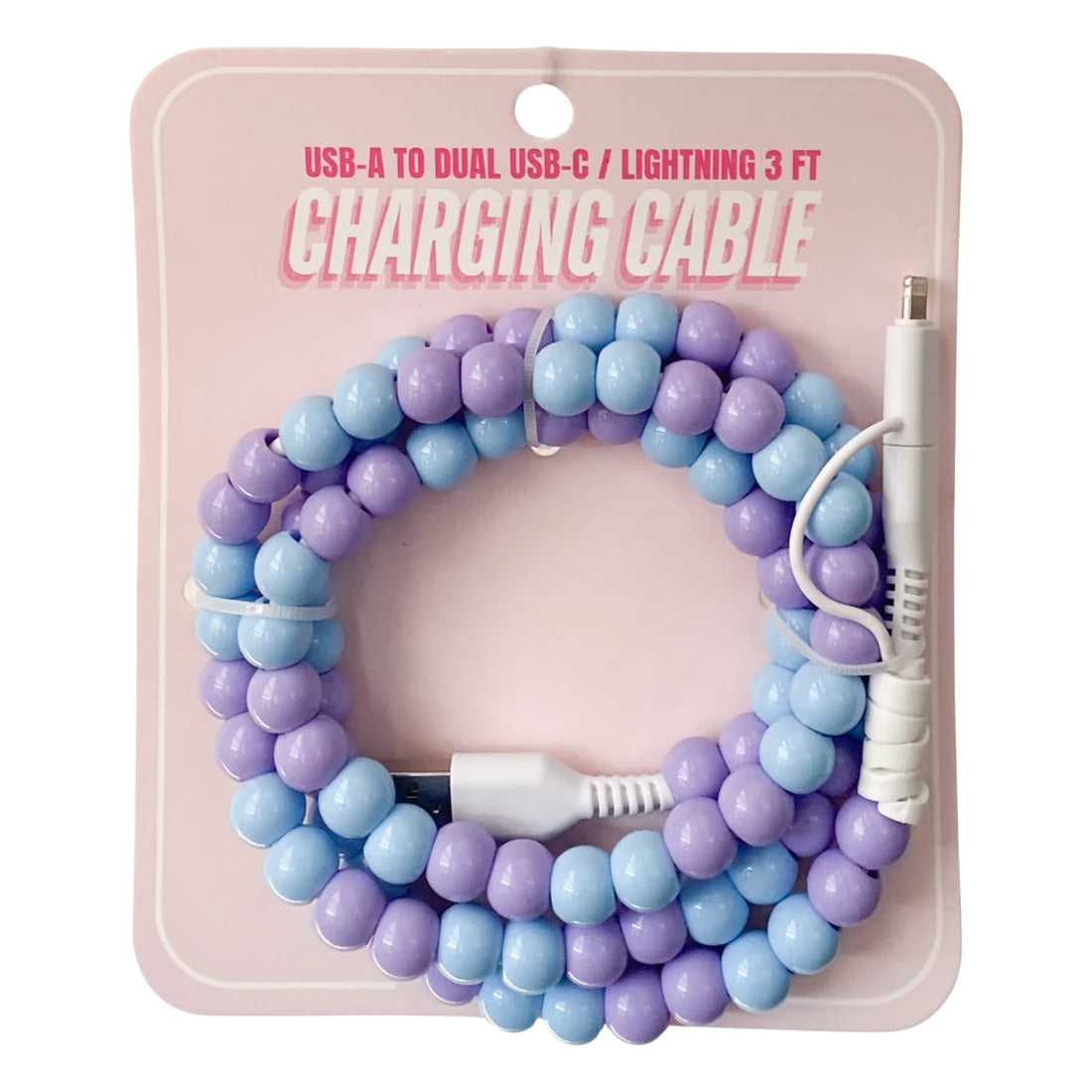 PREORDER: Beaded charging cable (USB-C, Iphone & Android)