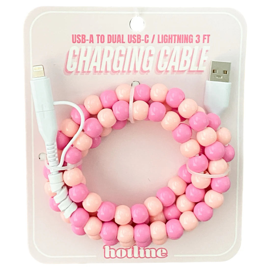 PREORDER: Beaded charging cable (USB-C, Iphone & Android)