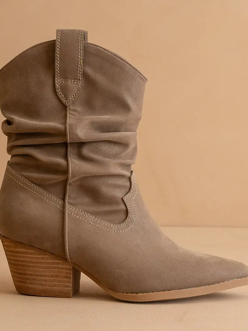 PREORDER: The Kit | Slouchy Western Bootie