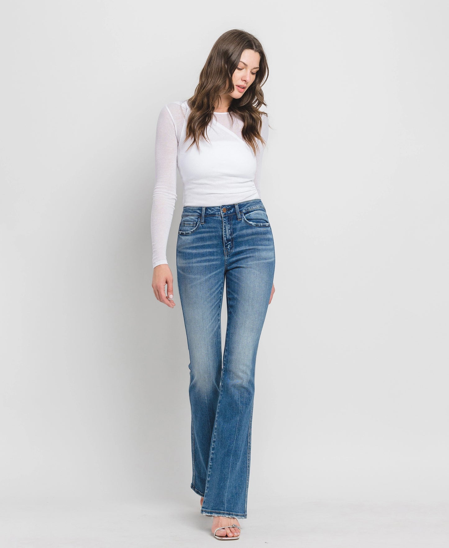 PREORDER: Flying Monkey High Rise Full Length Bootcut Jeans