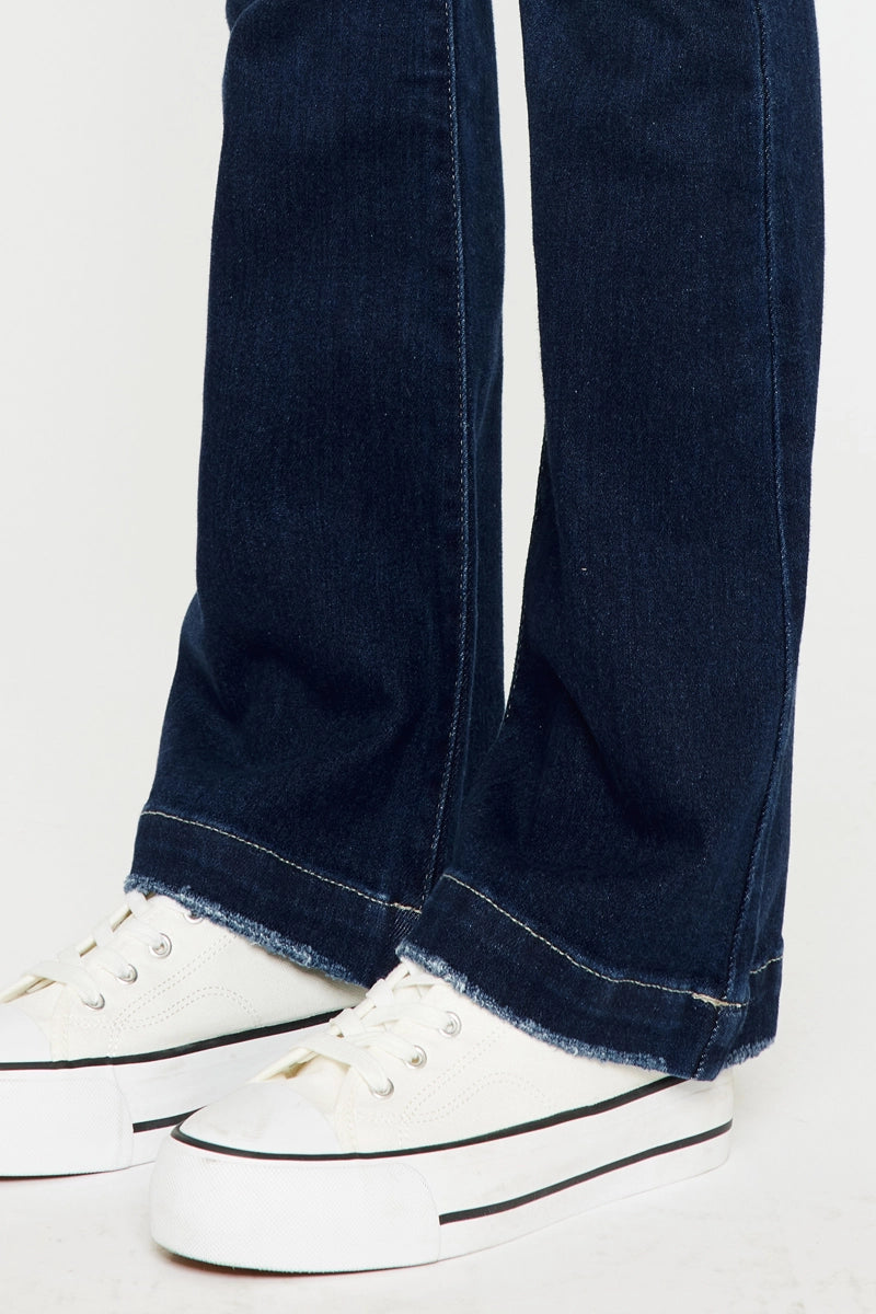 PREORDER: KanCan High Rise Wide Hem Bootcut JEANS