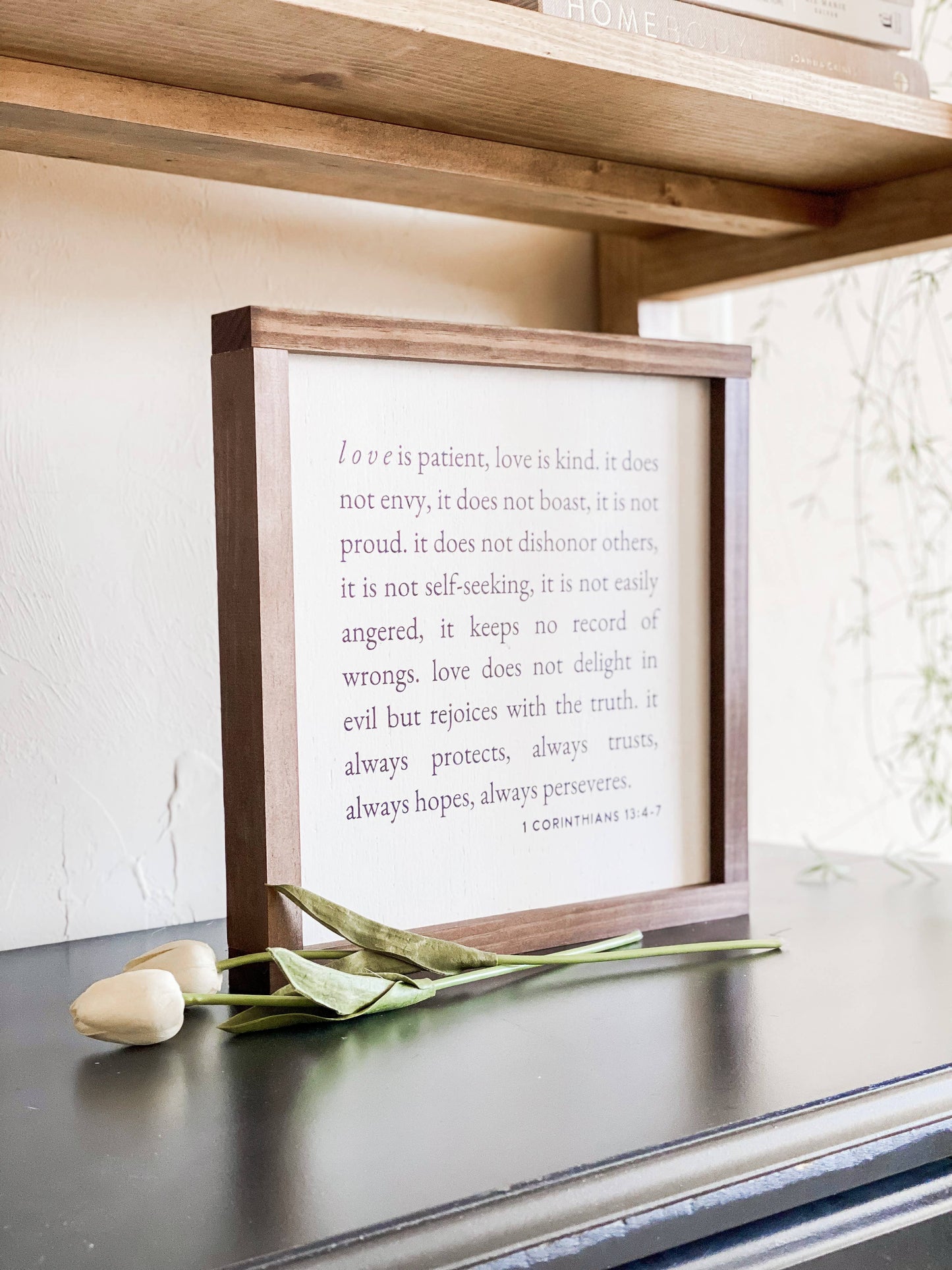 1 Corinthians 13 | Wall Art, Wall Decor, Home Decor