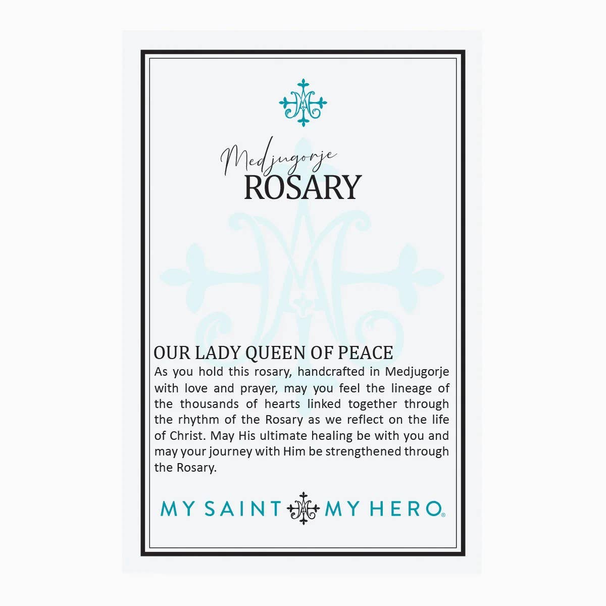 Medjugorje Rosary - Olive Wood Beads