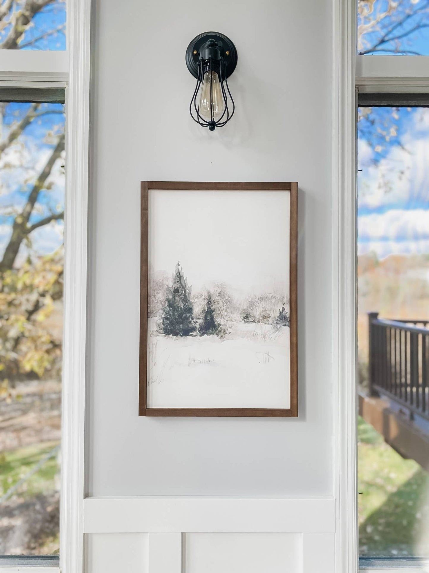 PREORDER: Winter Landscape | Winter Home Decor, Winter Wall Decor