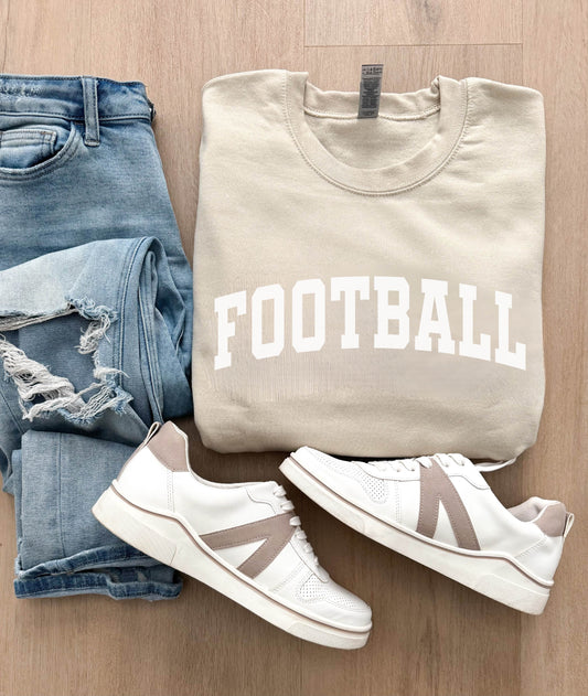 PREORDER: Football arch fleece sweatshirt