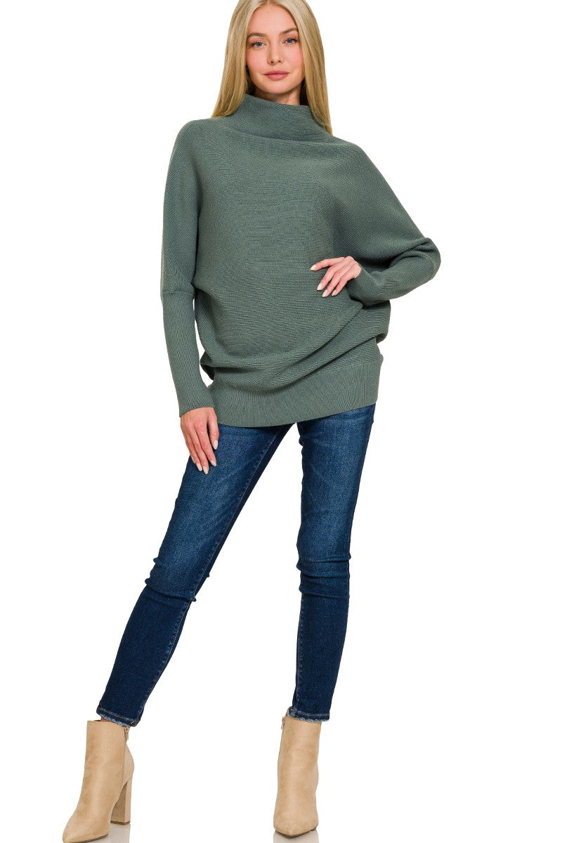 PREORDER: Zenana Vicose Dolman Sleve Sweater