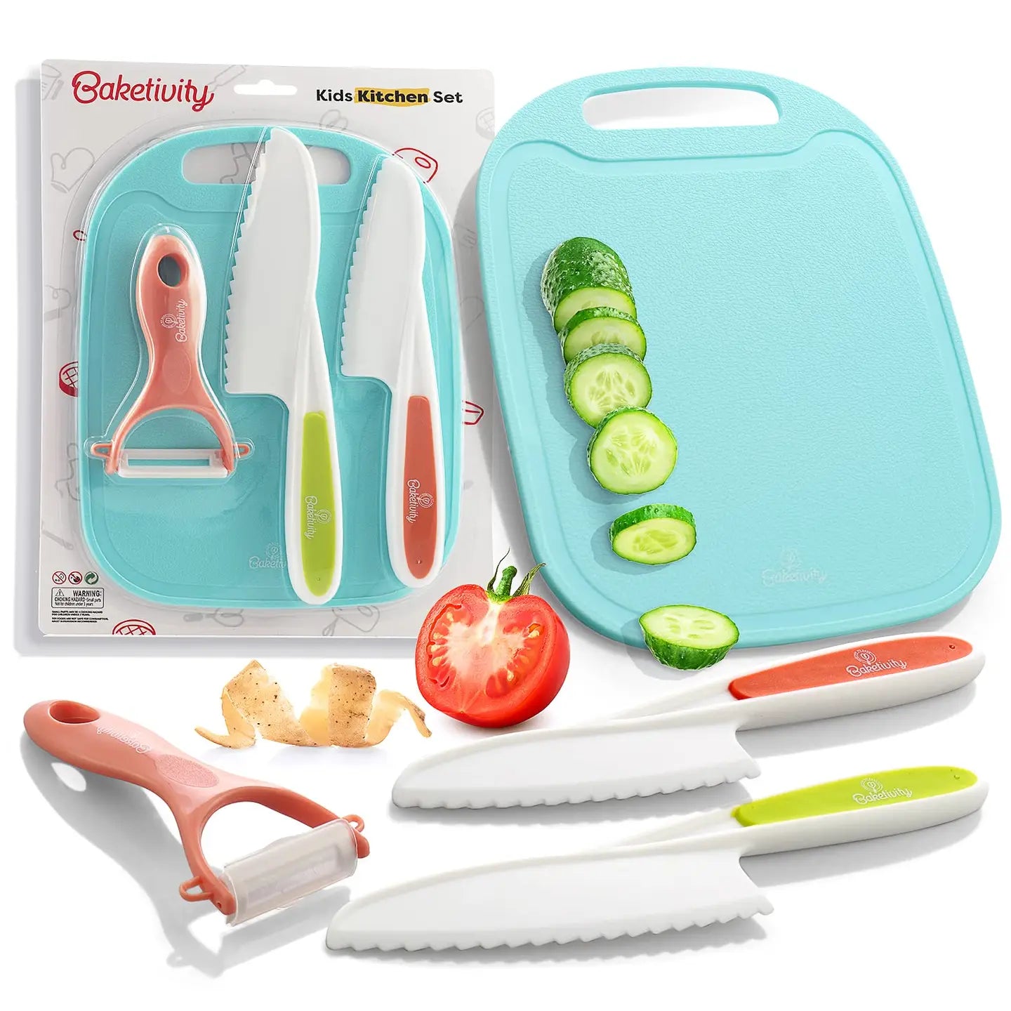 PREORDER: Baktivity Kid Safe Knives Set For Real Cooking