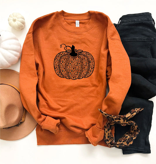 PREORDER: Leopard Pumpkin Sweatshirt