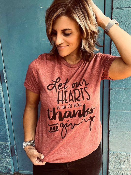 PREORDER: Let our hearts tees