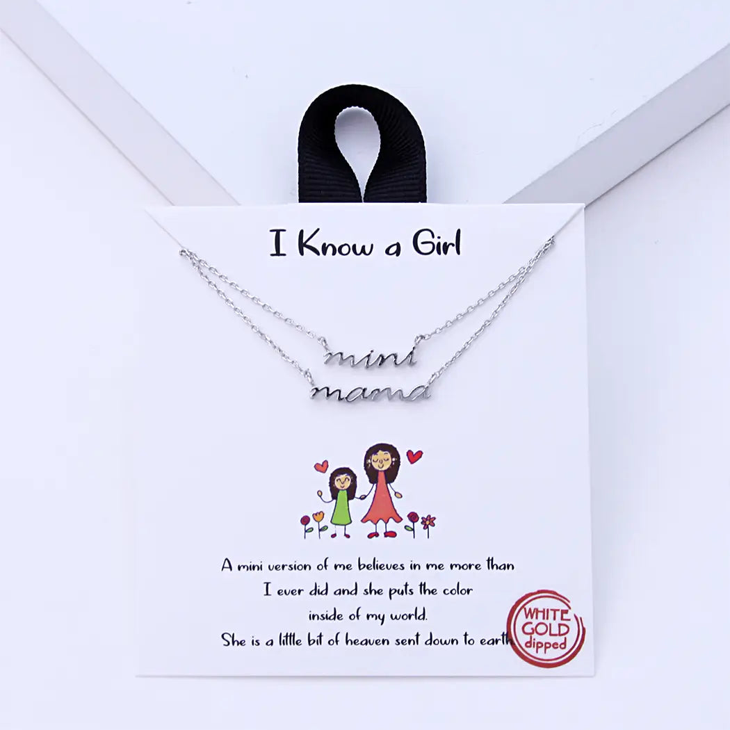 PREORDER: Mama Mini Necklace Set (2 options)