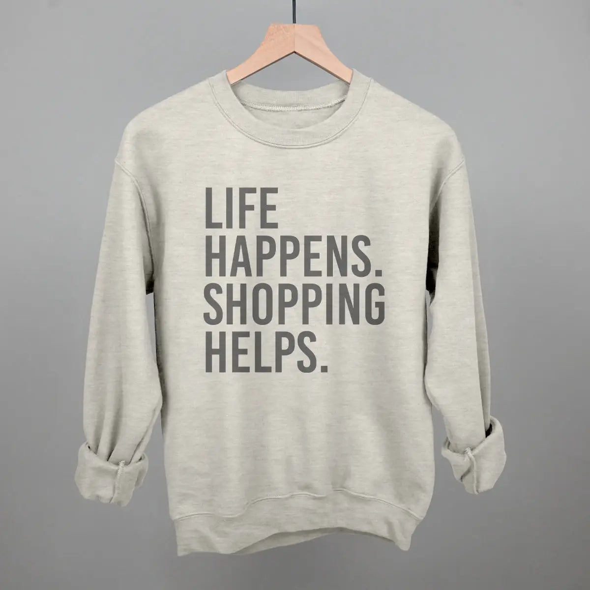 PREORDER: Life Happens. Shopping Helps.